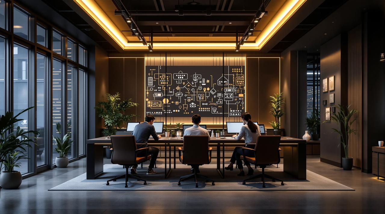 漫剧网盘资源团队工作场景